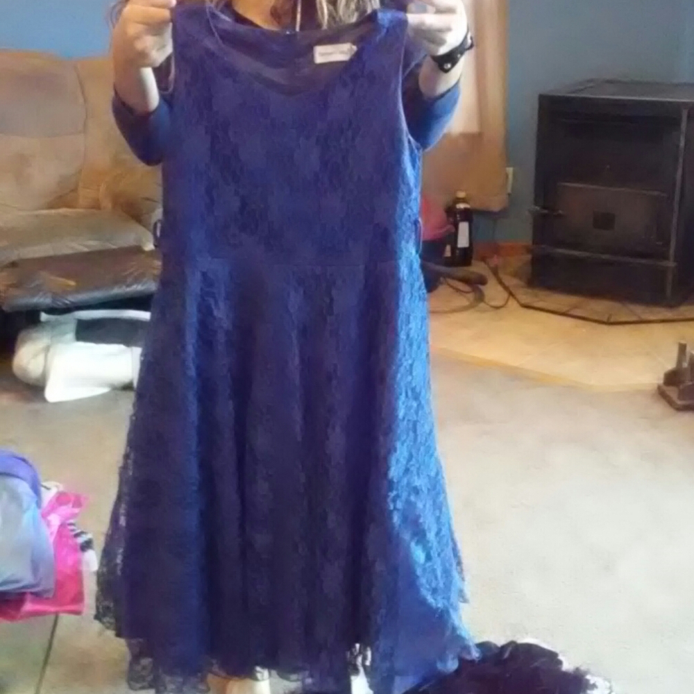 Blue dress